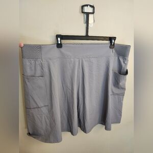 32 Degrees Cool XXL Gray Skort